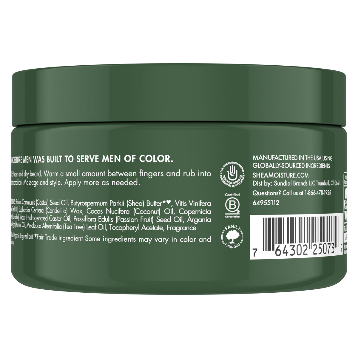 Men's Maracuja Oil & Shea Butter Beard Balm