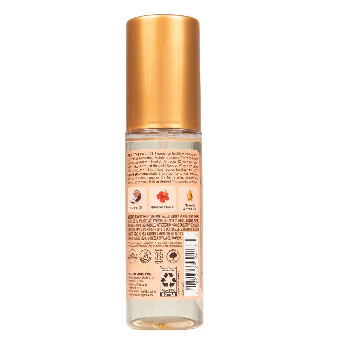 Coconut & Hibiscus Smooth & Shine Oil