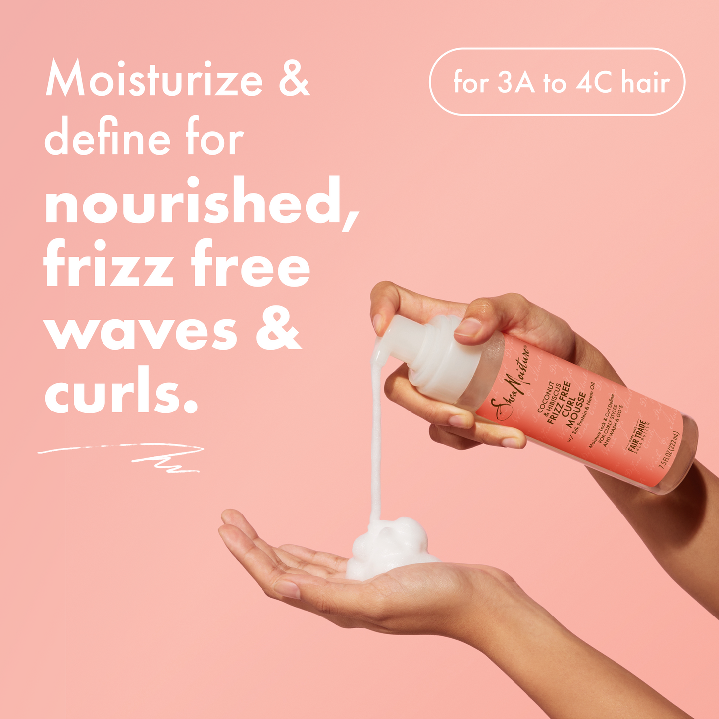 Coconut & Hibiscus Frizz – Free Curl Mousse