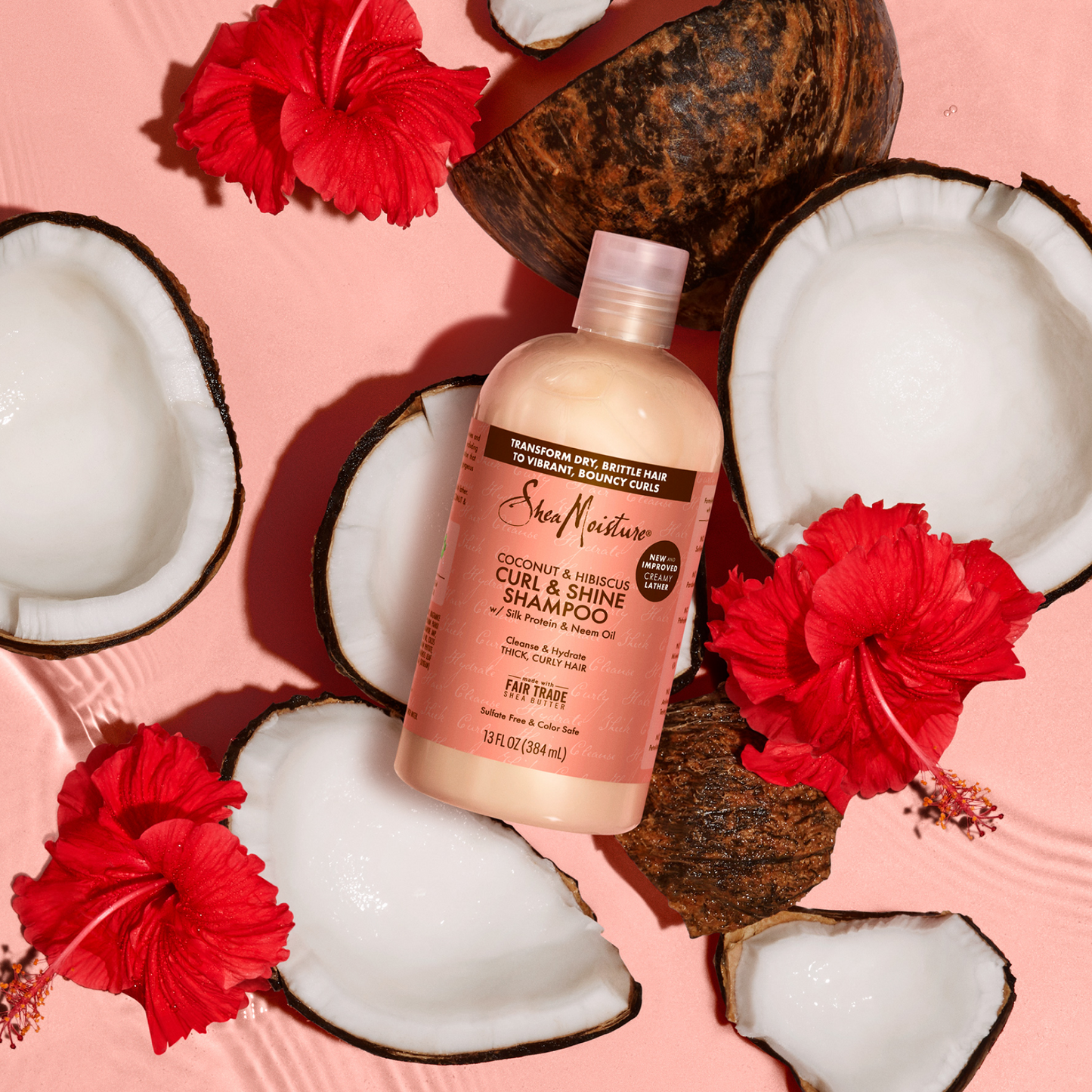 Coconut & Hibiscus Curl & Shine Shampoo