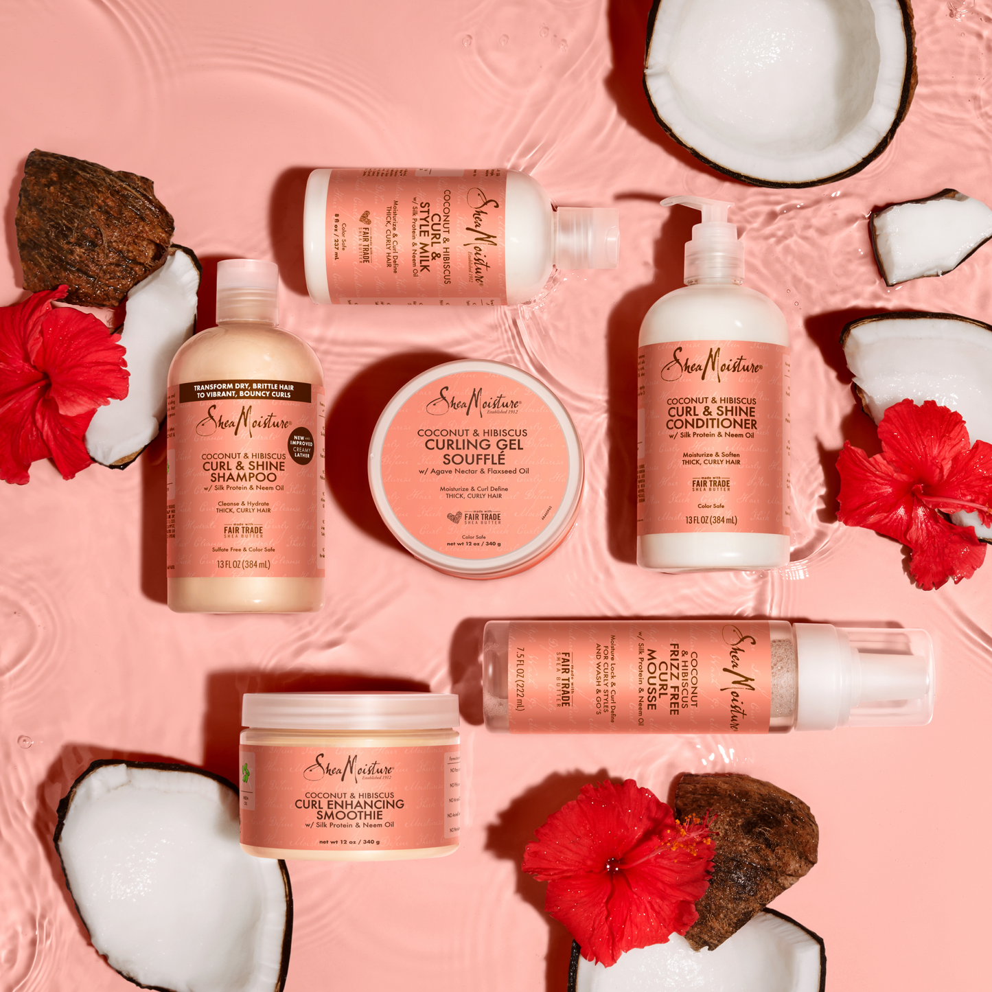 Coconut & Hibiscus Frizz – Free Curl Mousse