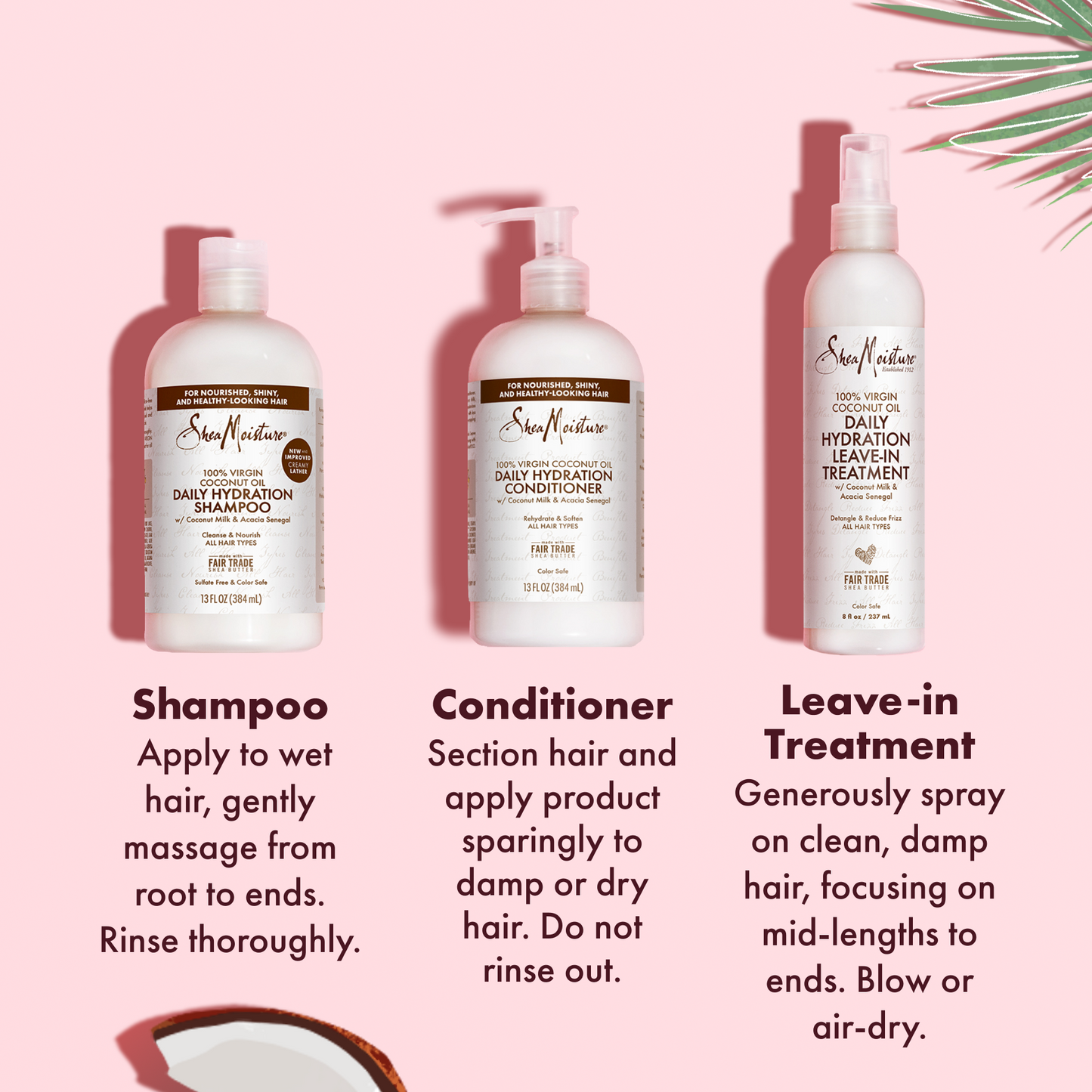 100% Virgin Coconut Oil Daily Hydration Conditioner