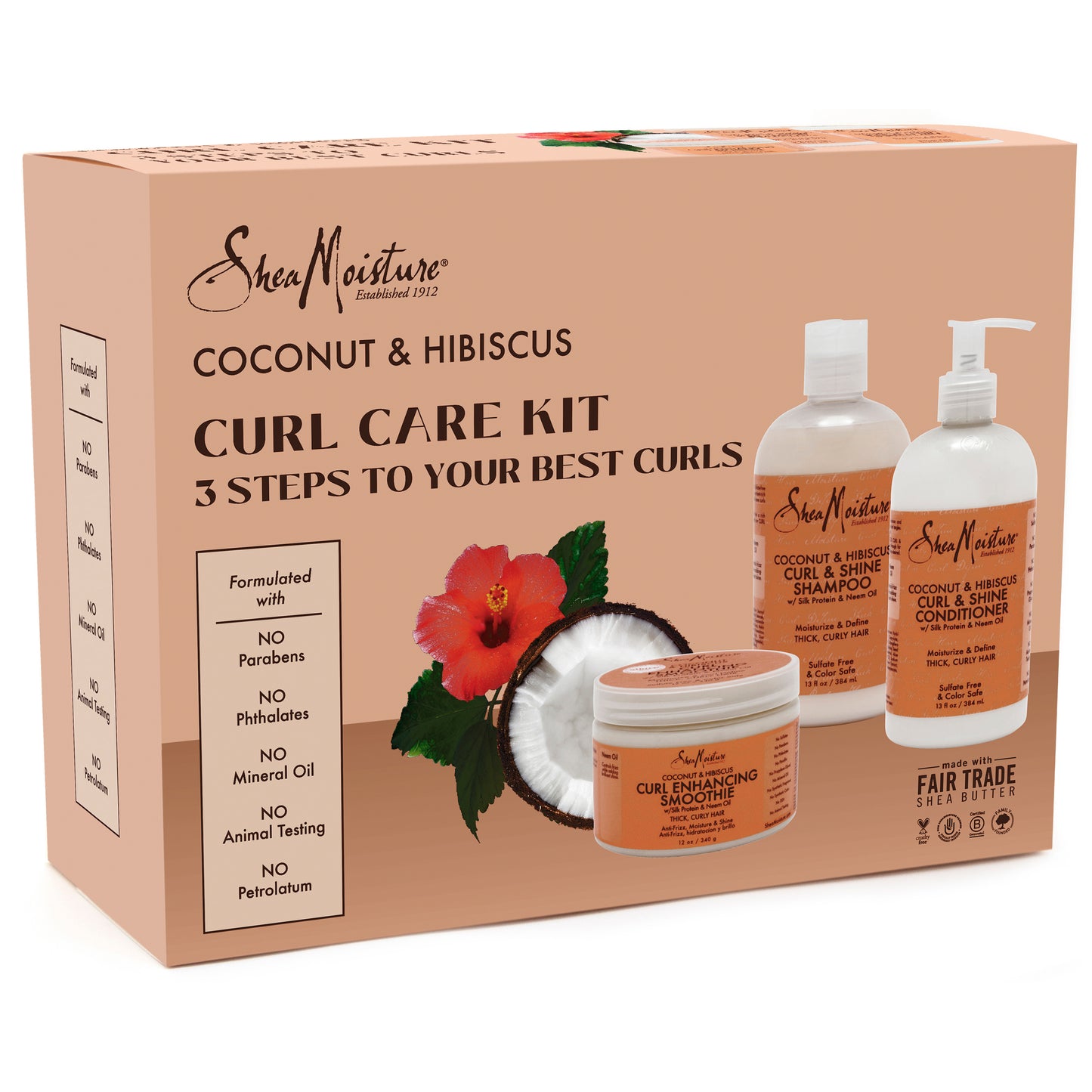 Coconut & Hibiscus curl Care Kit (Worth $76.99)