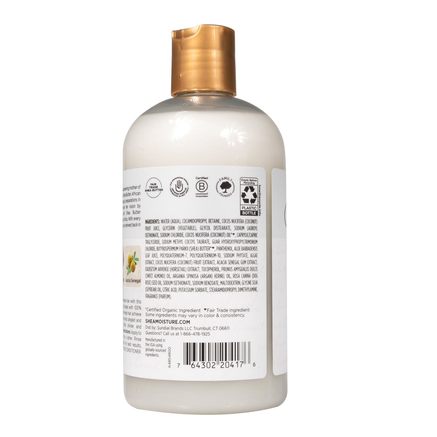 100%  Virgin Coconut Oil Daily Hydration Shampoo