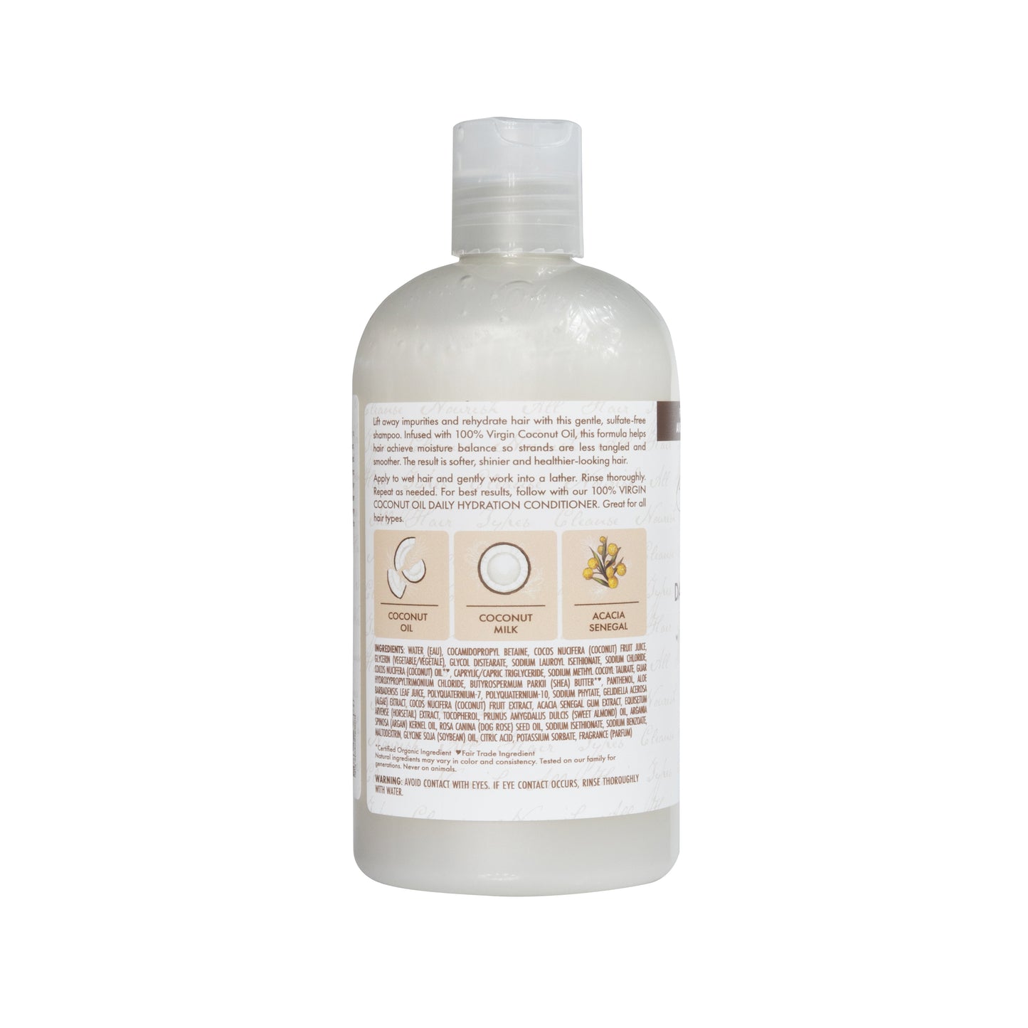 100%  Virgin Coconut Oil Daily Hydration Shampoo