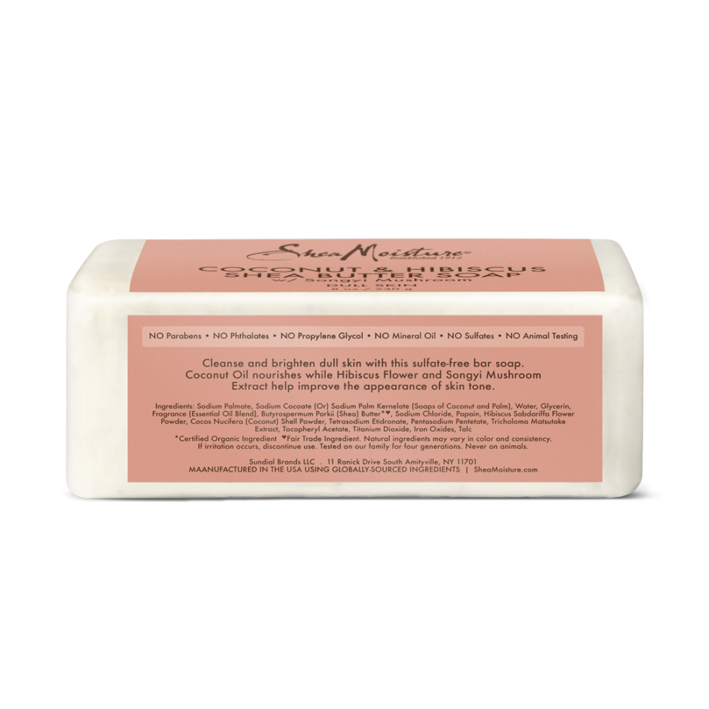 SM COCONUT & HIBISCUS BAR SOAP