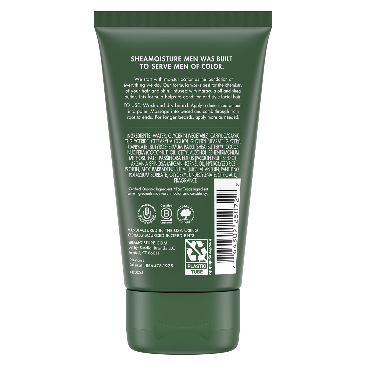 Men's Maracuja Oil & Shea Butter Full Beard Detangler
