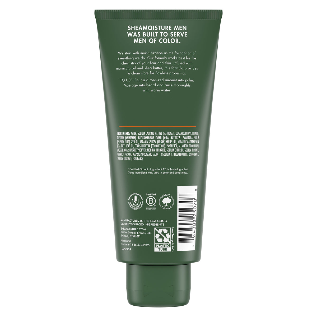 Men's Maracuja Oil & Shea Butter Beard Wash