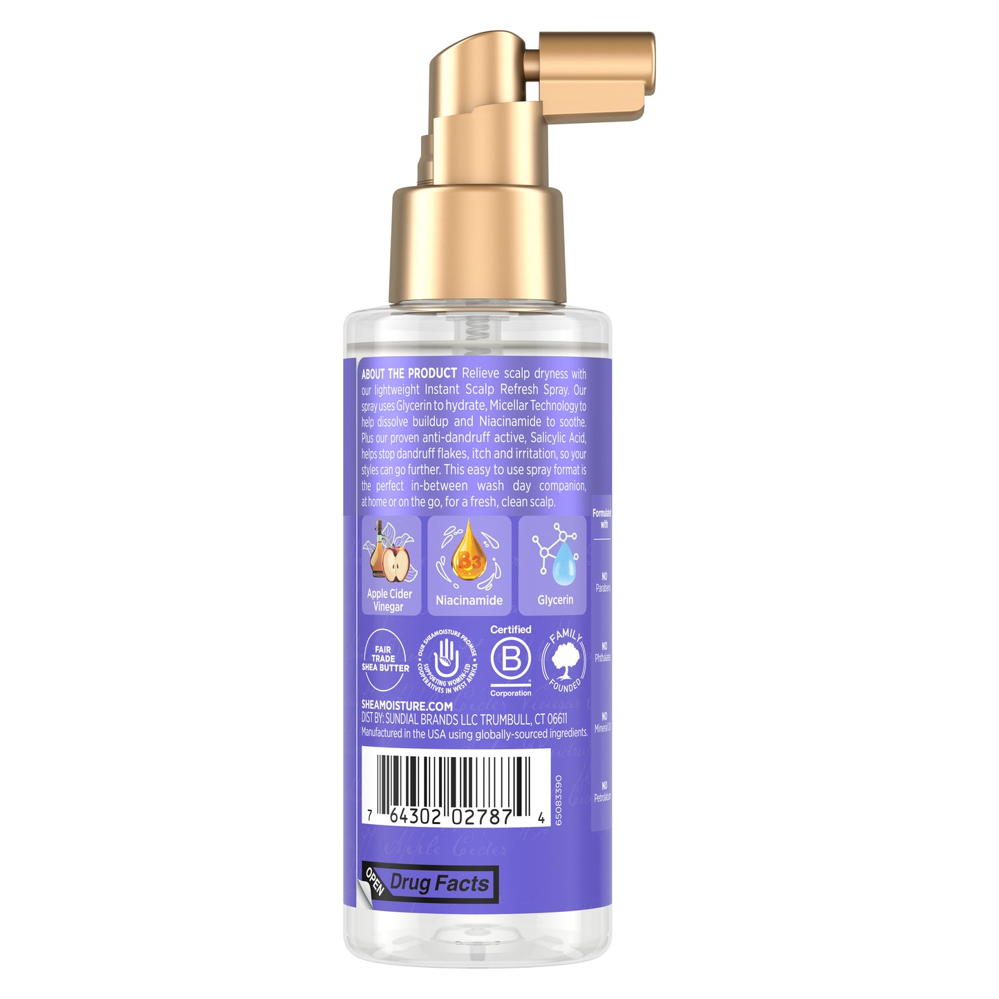 APPLE CIDER VINEGAR ANTI DANDRUFF SPRAY