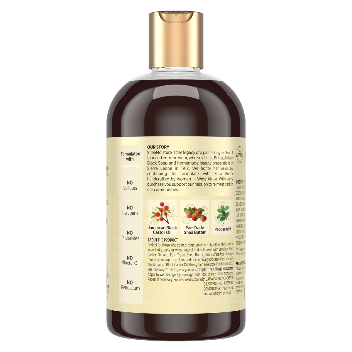 Jamaican Black Castor Oil Strengthen & Restore Shampoo