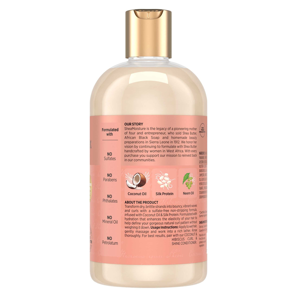 Coconut & Hibiscus Curl & Shine Shampoo