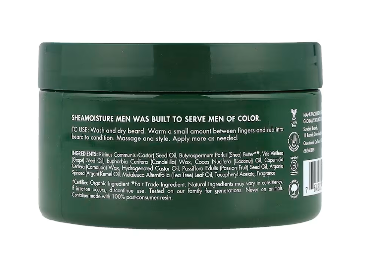 SHEAMOISTURE MARACUJA OIL & SHEA BUTTER BEARD BALM 113G