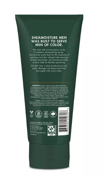SHEAMOISTURE MARACUJA OIL & SHEA BUTTER BEARD WASH 177ML