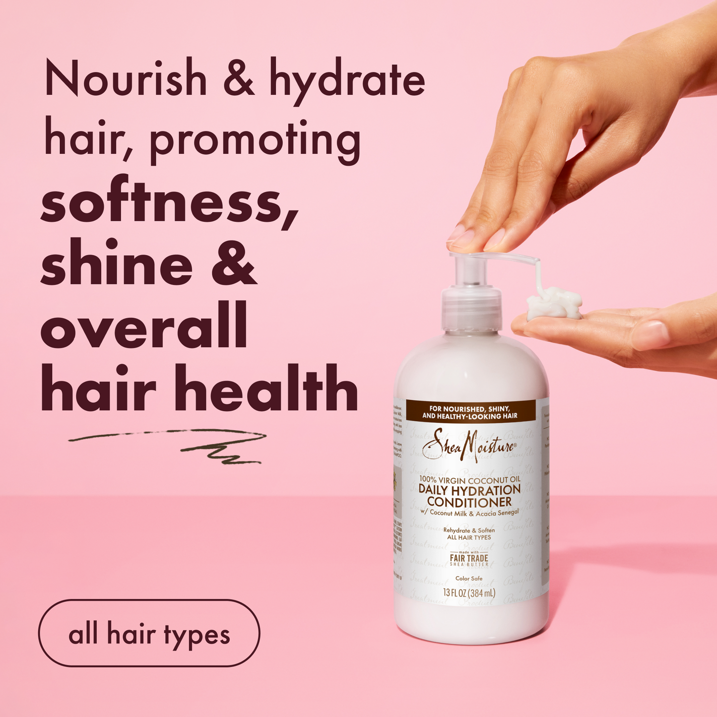 100% Virgin Coconut Oil Daily Hydration Conditioner